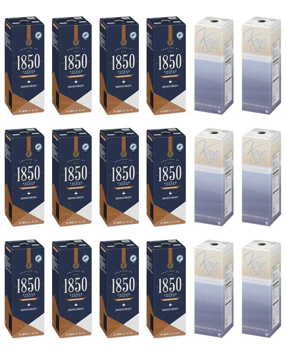 Folgers 1.25 Liter 1850 Horizon Blend (Replaces Dark Roast) (Twelve Boxes) & Cafi-Lait Milk 1.25 Liter (Six Boxes) 3 Folgers 1.25 Liter 1850 Horizon Blend (Replaces Dark Roast) (Twelve Boxes) & Cafi-Lait Milk 1.25 Liter (Six Boxes)