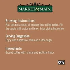 Market & Main® Chocolate Peanut Butter Cup Flavored Coffee (6 Bags/12 Oz) -Drinks Store 414smkp9mtl 1