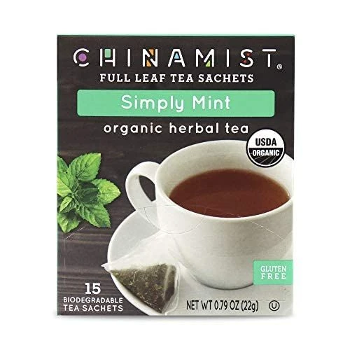 China Mist - Simply Mint Herbal Full Leaf Tea Sachet, 4 Boxes 15 Count Each 6 China Mist - Simply Mint Herbal Full Leaf Tea Sachet, 4 Boxes 15 Count Each - Image 4