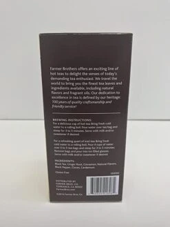 Farmer Brothers Premium: Chai Spice Hot Tea, 6/25 Ct Tea Boxes -Drinks Store 81cikjmfhsl. sy679 1