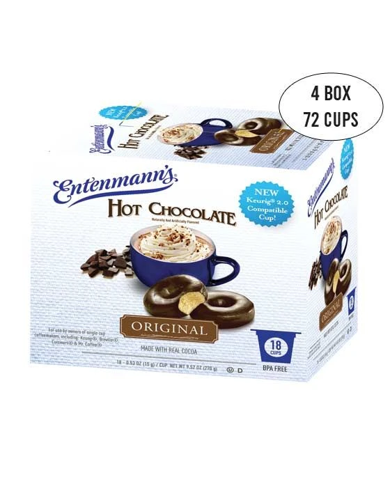Entenmann's Single Serve Coffee Hot Chocolate, 4/18 Count 3 Entenmann's Single Serve Coffee Hot Chocolate, 4/18 Count