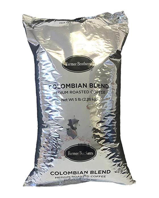 Farmer Brothers Colombian Blend Coffee Bean (1 Bag/5 Lbs) 3 Farmer Brothers Colombian Blend Coffee Bean (1 Bag/5 Lbs)