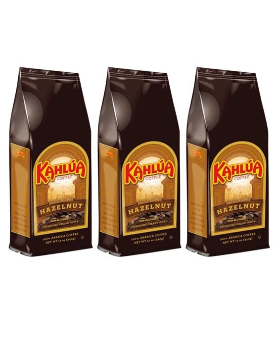 Kahlua Hazelnut Gourmet Ground Coffee (3 Bags/12 Oz) 3 Kahlua Hazelnut Gourmet Ground Coffee (3 Bags/12 Oz)