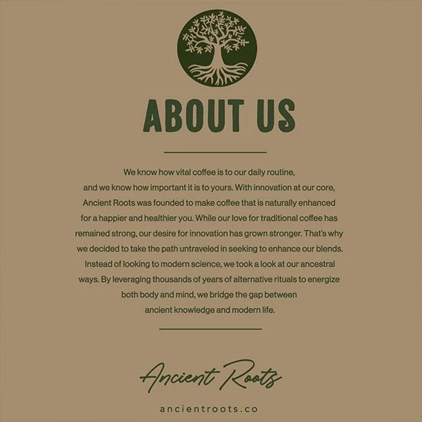 Ancient Roots French Vanilla Flavored Mushroom Coffee By Corim Premium Blends 6/12 Oz Bags 8 Ancient Roots French Vanilla Flavored Mushroom Coffee By Corim Premium Blends 6/12 Oz Bags - Image 6