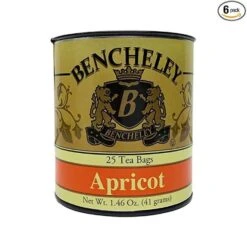 Bencheley Apricot Tea, 25 Tea Bags (1.46 Oz) 9 Bencheley Apricot Tea, 25 Tea Bags (1.46 Oz) -Drinks Store bencheley apricot tea1 1