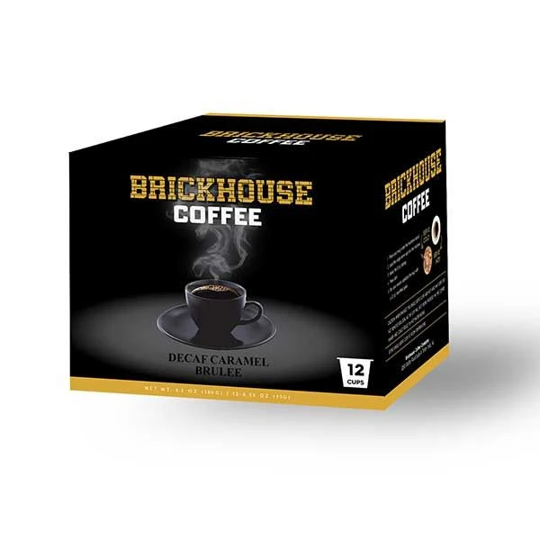 Brickhouse Single Serve Coffee, Decaf Caramel Brulee, 72 Count 4 Brickhouse Single Serve Coffee, Decaf Caramel Brulee, 72 Count - Image 2