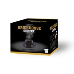 Brickhouse Single Serve Coffee, Decaf Colombian Blend, 72 Count -Drinks Store brickhouse decaf colombian single serve cups 12 count