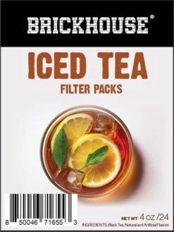Brickhouse Iced Tea Filterpacks, 24/4 Oz Filterpacks -Drinks Store brickhouse iced tea filterpacks 4 oz filterpacks