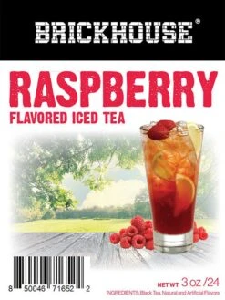 Brickhouse Raspberry Flavored Iced Tea, 24/3 Oz Packets, Loose Leaf With Filters 7 Brickhouse Raspberry Flavored Iced Tea, 24/3 Oz Packets, Loose Leaf With Filters -Drinks Store brickhouse raspberry flavored iced tea 2