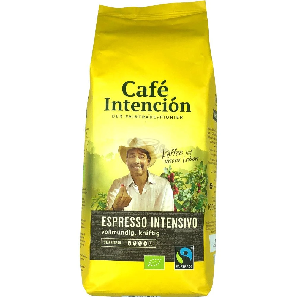 Café Intención Ecologico Espresso 1 Kilo 4 Café Intención Ecologico Espresso 1 Kilo - Image 2