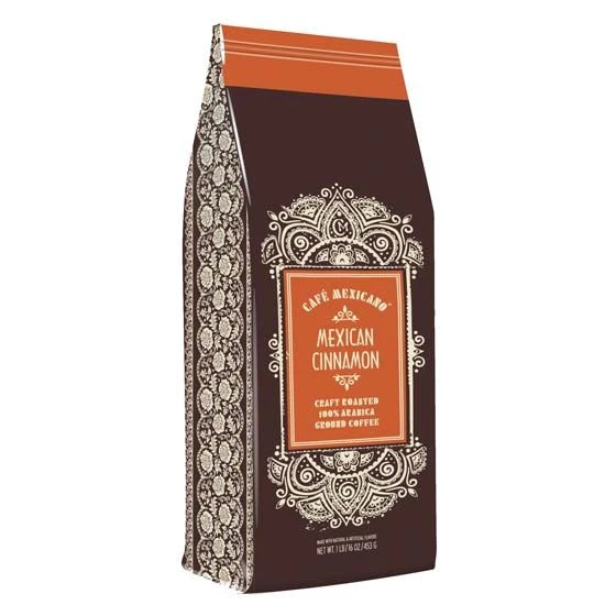 Cafe Mexicano Ground Coffee, Mexican Cinnamon, 1 Lb Bag 3 Cafe Mexicano Ground Coffee, Mexican Cinnamon, 1 Lb Bag