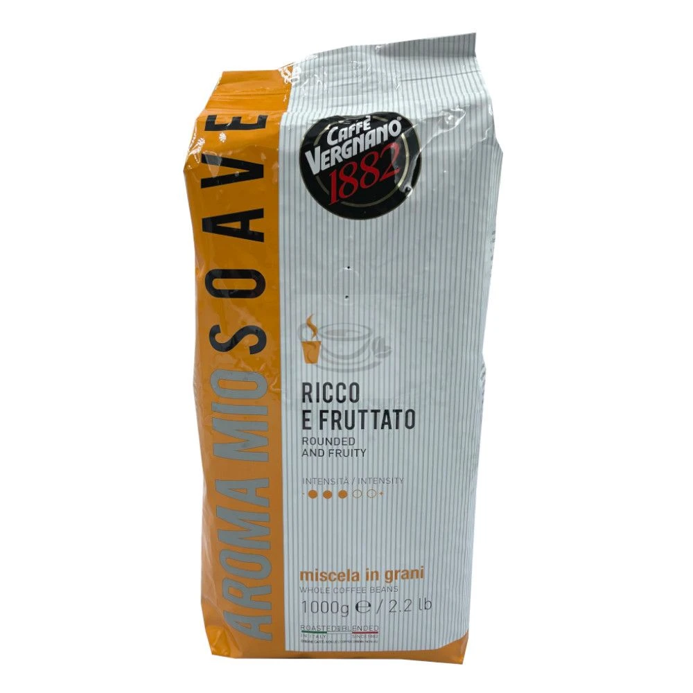 Caffè Vergnano Caffé Vergnano Aroma Mio Soave 1kg Coffee Beans 4 Caffè Vergnano Caffé Vergnano Aroma Mio Soave 1kg Coffee Beans - Image 2
