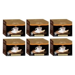 Caffe Noir Gourmet Coffee Cinnamon Hazelnut, Single Serve Beverage Cups, 6 Box 12 Count Each