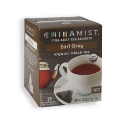 China Mist - Earl Grey Organic Black Full Leaf Tea Sachet, 6 Boxes 15 Count Each -Drinks Store china mist earl grey organic black full leaf tea sachet 1 1 1 1
