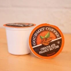 Chocolate Peanut Butter Cup Coffee, 100 Single Serve Cups -Drinks Store chocopeanutbutter 1