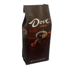 Dove Dark Chocolate, Naturally And Artificially Flavored Ground Coffee, 4/10 Oz Bags -Drinks Store dove dark chocolate naturally and artificially flavored ground coffee1 2