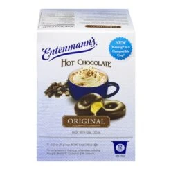 Entenmann's Single Serve Coffee, Hot Chocolate Original, 6/12 Count 11 Entenmann's Single Serve Coffee, Hot Chocolate Original, 6/12 Count -Drinks Store entenmann s hot chocolate 12 count 1 1