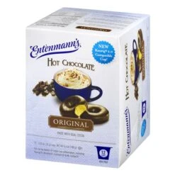 Entenmann's Single Serve Coffee, Hot Chocolate Original, 6/12 Count 13 Entenmann's Single Serve Coffee, Hot Chocolate Original, 6/12 Count -Drinks Store entenmann s hot chocolate 12 count 3 1