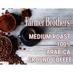 Farmer Brothers Medium Roast 100% Arabica Ground Coffee, 6/5 Lb Bags -Drinks Store farmer brothers arabica ground coffee2 2