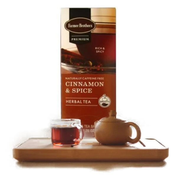 Farmer Brothers Premium: Cinnamon Hot Tea, 2/25 Ct Tea Boxes 4 Farmer Brothers Premium: Cinnamon Hot Tea, 2/25 Ct Tea Boxes - Image 2