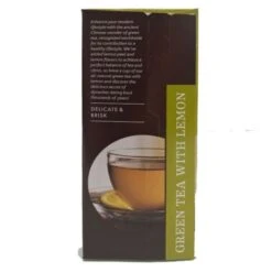 Farmer Brothers Premium Green Tea With Lemon, 6/25 Ct Tea Boxes -Drinks Store fblemontea2 2