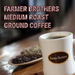 Farmer Brothers Medium Roast Ground Coffee (2 Bags/5 Lbs) -Drinks Store fbmediumroadstcoffee 1