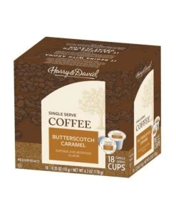 Harry & David Butterscotch Caramel Single Serve Coffee, 2/18 Count -Drinks Store harry david butterscotch caramel single serve coffee