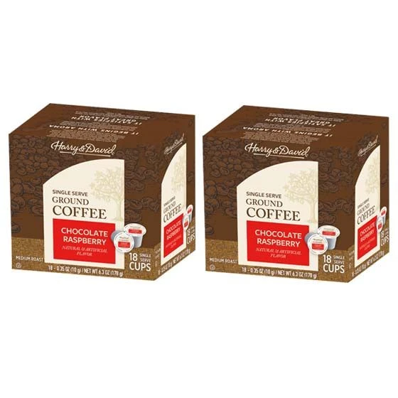Harry & David Chocolate Raspberry Single Serve Cups, 2/18 Count 3 Harry & David Chocolate Raspberry Single Serve Cups, 2/18 Count