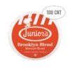Junior's Most Fabulous Brooklyn Blend, Medium Roast Single Single Serve 100 Ct -Drinks Store juniors most fabulous brooklyn blend medium roast single single serve 100 ct 1