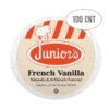 Junior's Most Fabulous French Vanilla, Medium Roast Single Single Serve 100 Ct -Drinks Store juniors most fabulous french vanilla medium roast single single serve 100 ct1