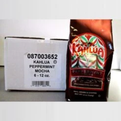 Kahlua Peppermint Mocha Gourmet Ground Coffee (3 Bags/12 Oz) -Drinks Store kahluapaperment 1
