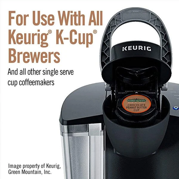 Market & Main Chocolate Peanut Butter Single Serve Coffee Cups, 2 Boxes (24 Cups) 8 Market & Main Chocolate Peanut Butter Single Serve Coffee Cups, 2 Boxes (24 Cups) - Image 6