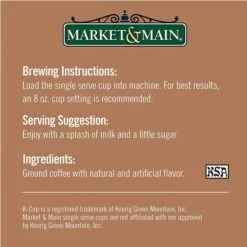 Market & Main Chocolate Peanut Butter Single Serve Coffee Cups, 2 Boxes (24 Cups) 15 Market & Main Chocolate Peanut Butter Single Serve Coffee Cups, 2 Boxes (24 Cups) -Drinks Store market main chocolate peanut butter cup coffee single serve cups 12cups5 2