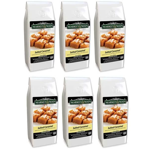Market & Main® Salted Caramel Flavored Coffee (6 Bags/12 Oz) 3 Market & Main® Salted Caramel Flavored Coffee (6 Bags/12 Oz)