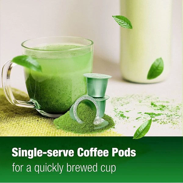 Matcha De Aroma - Green Tea Latte Single Serve Pods (Cinnamon Chai) 5 Matcha De Aroma - Green Tea Latte Single Serve Pods (Cinnamon Chai) - Image 3