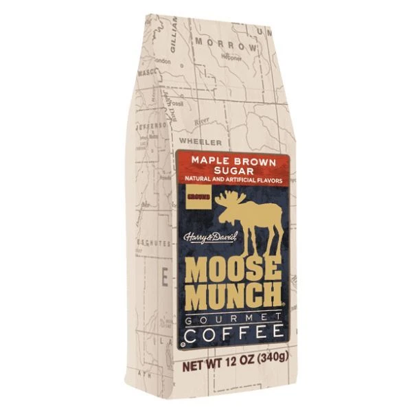 Harry & David Moose Munch Maple Brown Sugar Ground Gourmet Coffee 2 Bags 5 Harry & David Moose Munch Maple Brown Sugar Ground Gourmet Coffee 2 Bags - Image 3