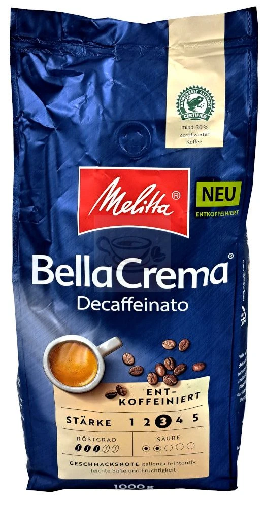 Melitta Bella Crema Decaffeinato 3 Melitta Bella Crema Decaffeinato