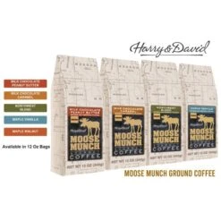 Harry & David Moose Munch Milk Chocolate Peanut Butter Ground Gourmet Coffee 4 Bags 9 Harry & David Moose Munch Milk Chocolate Peanut Butter Ground Gourmet Coffee 4 Bags -Drinks Store mmc3 1