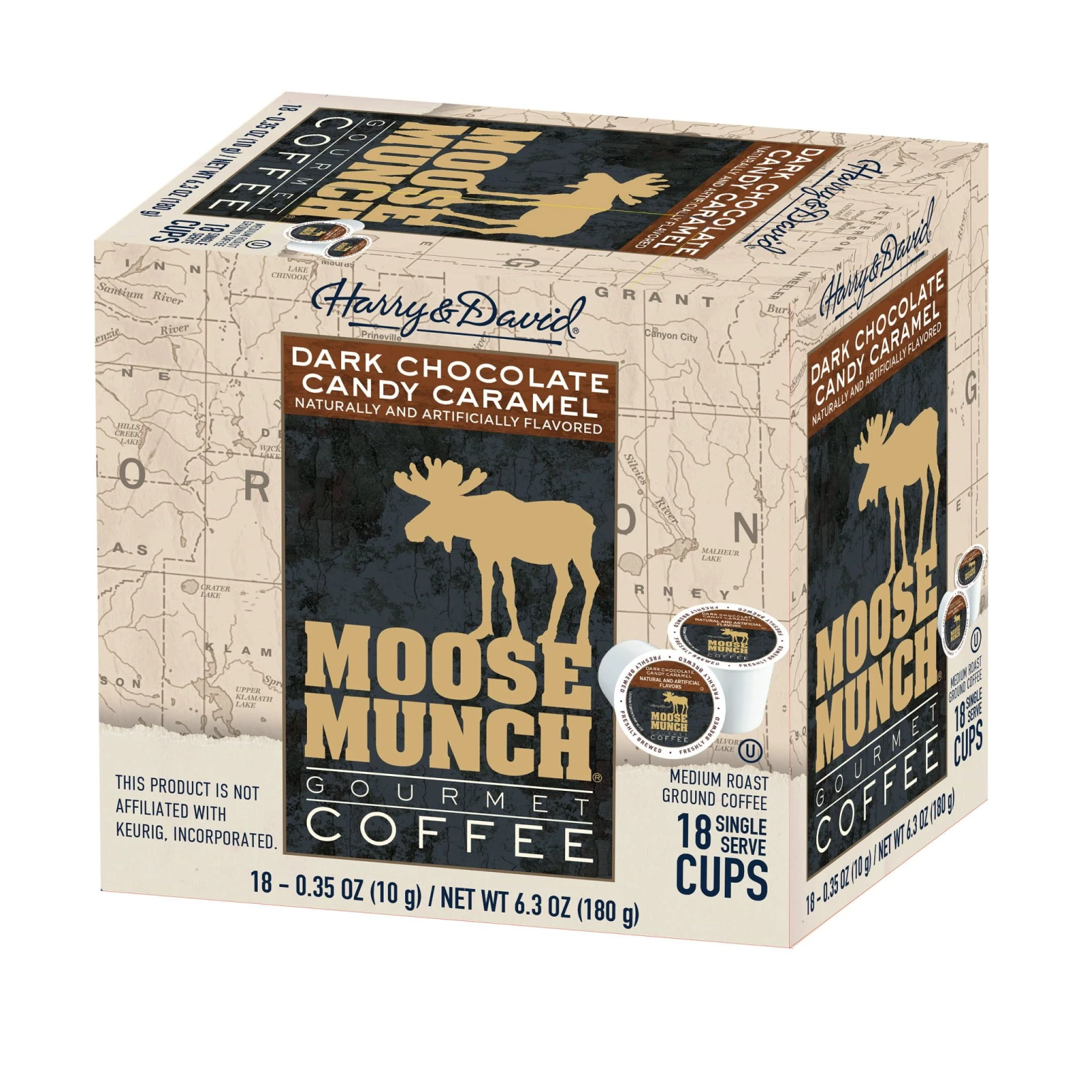 Moose Munch Northwest, Dark Chocolate Caramel, Milk Chocolate Caramel, MapleVanilla 4/18 Ct 6 Moose Munch Northwest, Dark Chocolate Caramel, Milk Chocolate Caramel, MapleVanilla 4/18 Ct - Image 4