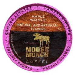 Moose Munch Single Serve Coffee By Harry & David, Maple Walnut, 4/18 Count -Drinks Store moosemunchmaplewalnut 1