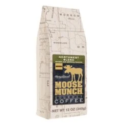 Harry & David Northwest Blend Moose Munch Ground Coffee - 4 Bags (12 Oz Each) 5 Harry & David Northwest Blend Moose Munch Ground Coffee - 4 Bags (12 Oz Each) -Drinks Store nb1 3