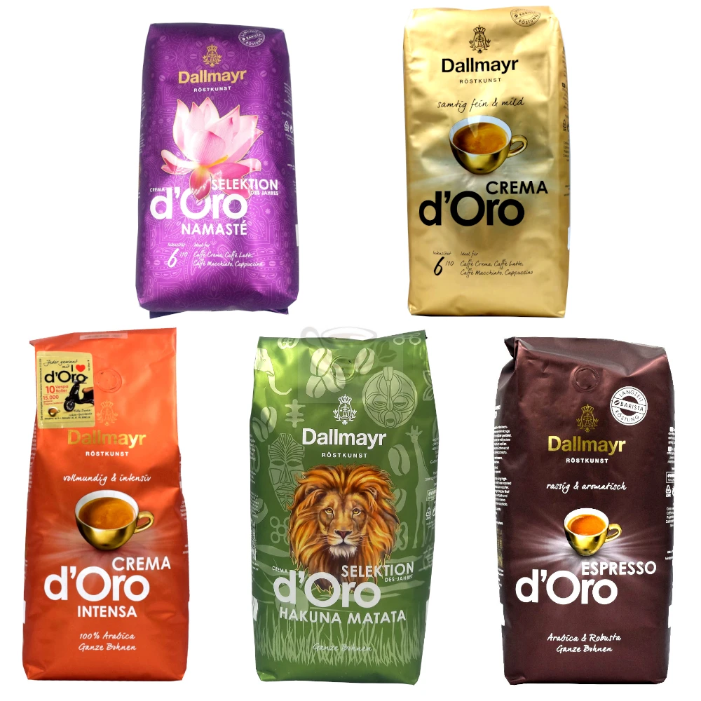 Brand Test Package Dallmayr D'oro Beans 3 Brand Test Package Dallmayr D'oro Beans