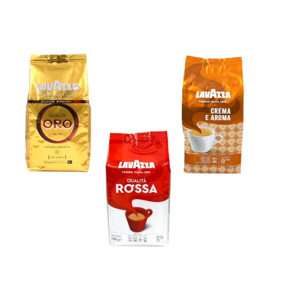 Brand Test Package Lavazza Coffee Beans (most Sold) 3 Brand Test Package Lavazza Coffee Beans (most Sold)