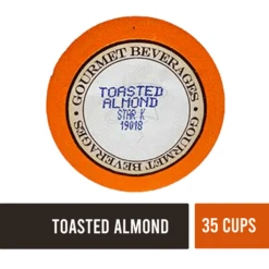 Toasted Almond Coffee, 35 Single Serve Cups -Drinks Store ya2